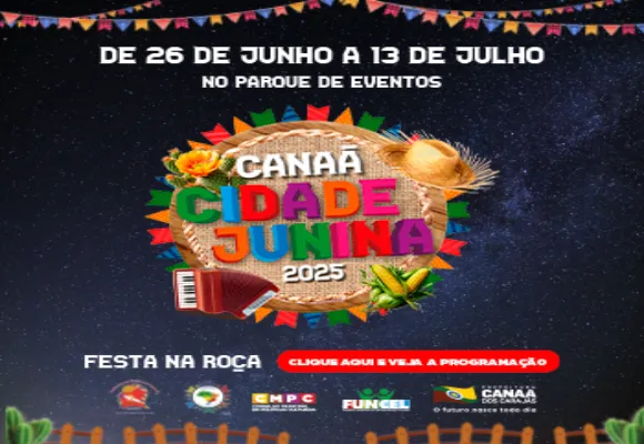 Canaã Cidade Junina 2025 Pop-Up