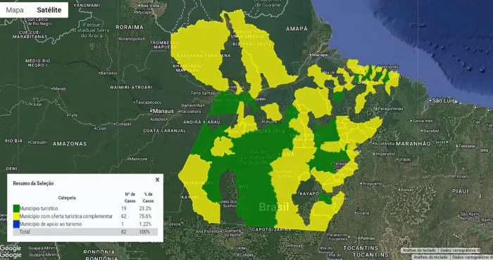 Canaã dos Carajás é destaque no mapa do turismo brasileiro: Município é um dos 15 selecionados em junho