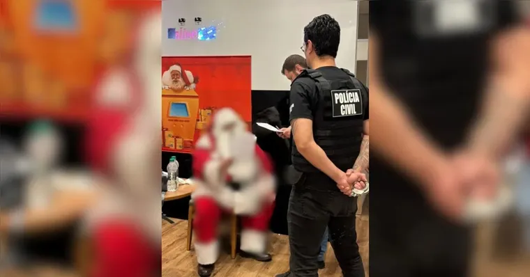 “Papai Noel” é preso em shopping de SC por estupro de vulnerável