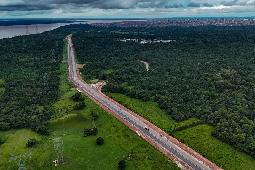 Na reta final das obras, Avenida Liberdade se consolida como novo corredor logístico do Pará