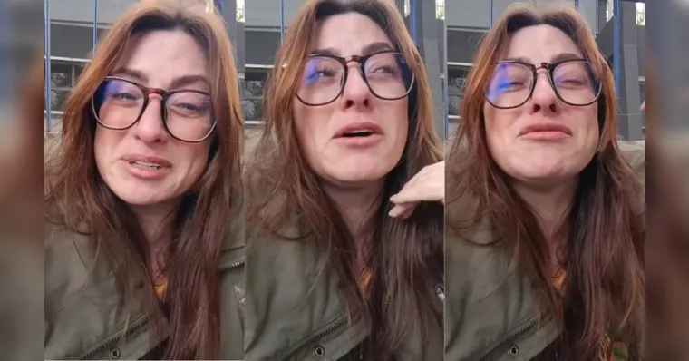 Professora Michele Ramos decidiu pedir licença após encontrar uma lâmina de vidro em seu copo de água durante uma aula em uma escola municipal de São José dos Campos (SP). | Reprodução