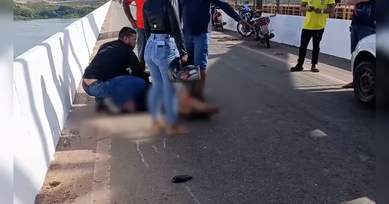 Idoso morre após acidente na ponte de Marabá