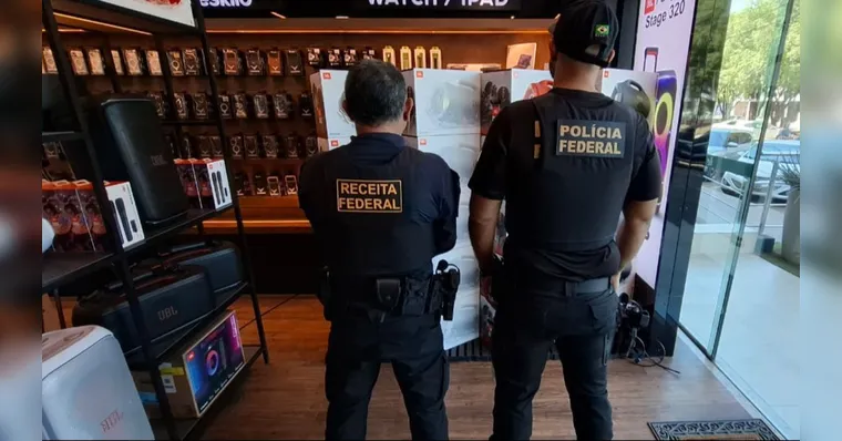 PF investiga esquema de comércio ilegal de eletrônicos em Redenção no sul do Pará