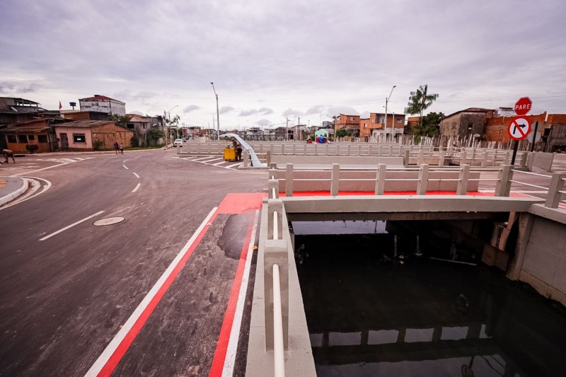 Moradores reconhecem a qualidade de vida proporcionada pelo 4º trecho da obra no Tucunduba 19/01/2023 10h20