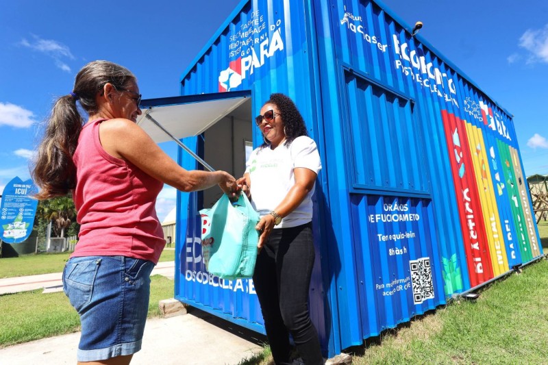 Ecoponto na UsiPaz Icuí-Guajará agrega educação ambiental e geração de renda