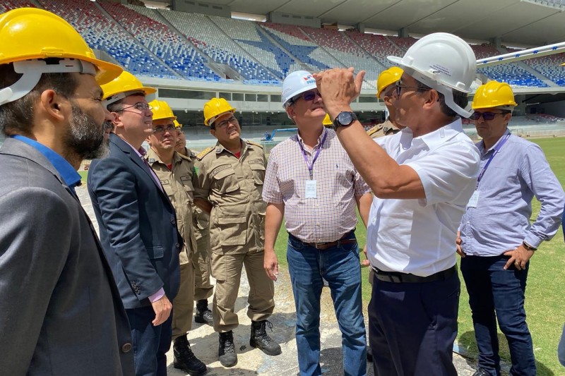 Sedop reúne com órgãos de segurança para a entrega do Novo Mangueirão