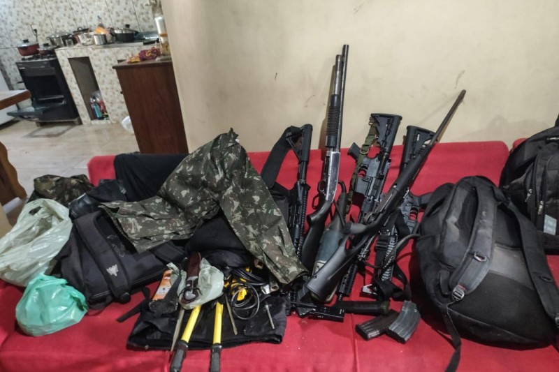 Polícia Civil desarticula esconderijo e apreende armas no nordeste do Pará