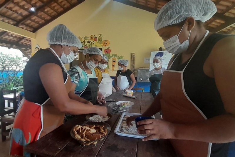 Moradoras de Alter do Chão participam de capacitação promovida pela Cosanpa