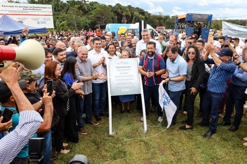 Estado entrega Avenida Moaçara, em Santarém, construída e pavimentada