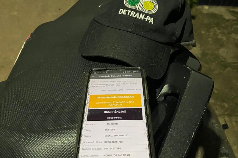 Detran recupera sete veículos roubados durante a Operação 'Duas Rodas'