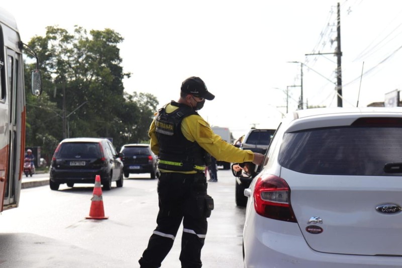 Detran inicia ações de fiscalização em vários pontos de Belém