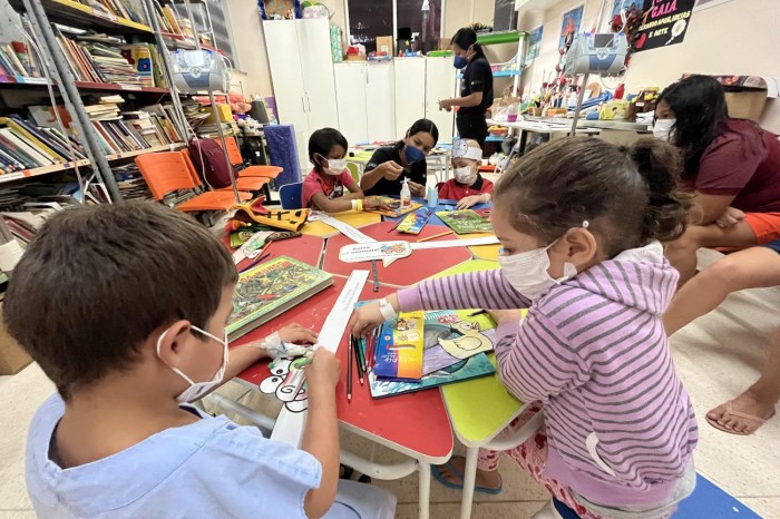 Animais despertam criatividade de pacientes no Hospital Oncológico Infantil