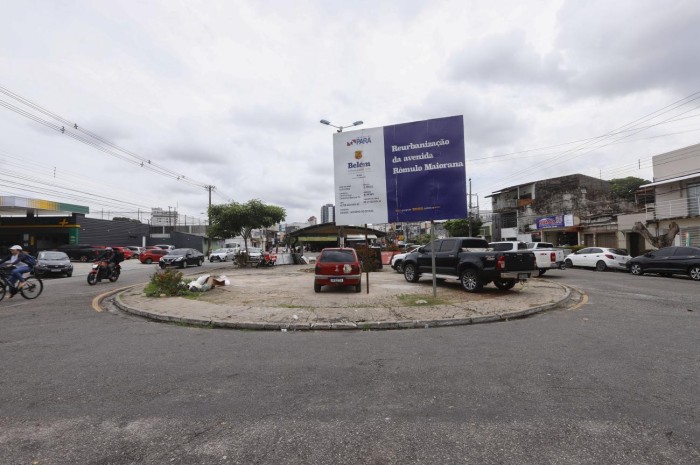 Avenida Rômulo Maiorana, em Belém, recebe obras de reurbanização