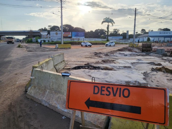 NGTM implanta novo desvio na saída da Avenida Ananin para a BR-316 