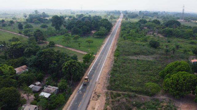 Com asfaltamento concluído, obras da VP-13 estão na reta final