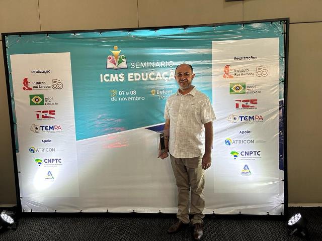 Em Belém, Dinilson José participa do Seminário do ICMS da Educação