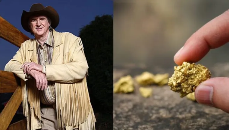 Sérgio Reis descobre mina de ouro em uma das fazendas dele